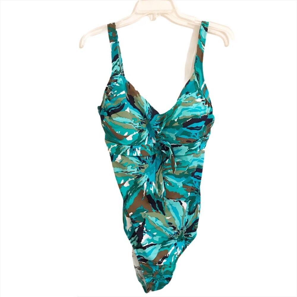NWT Castaway Tropical One piece Swimsuit